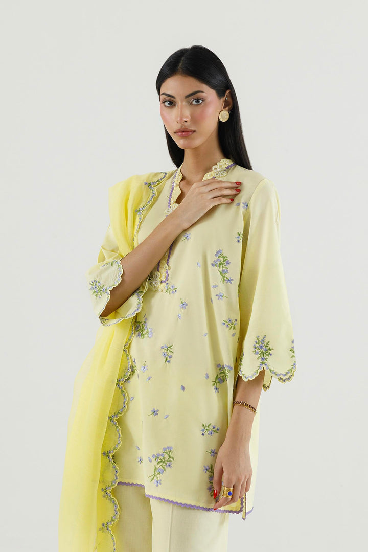 Sana Safinaz - Embroidered Lawn Suit For Women - 3 Piece
