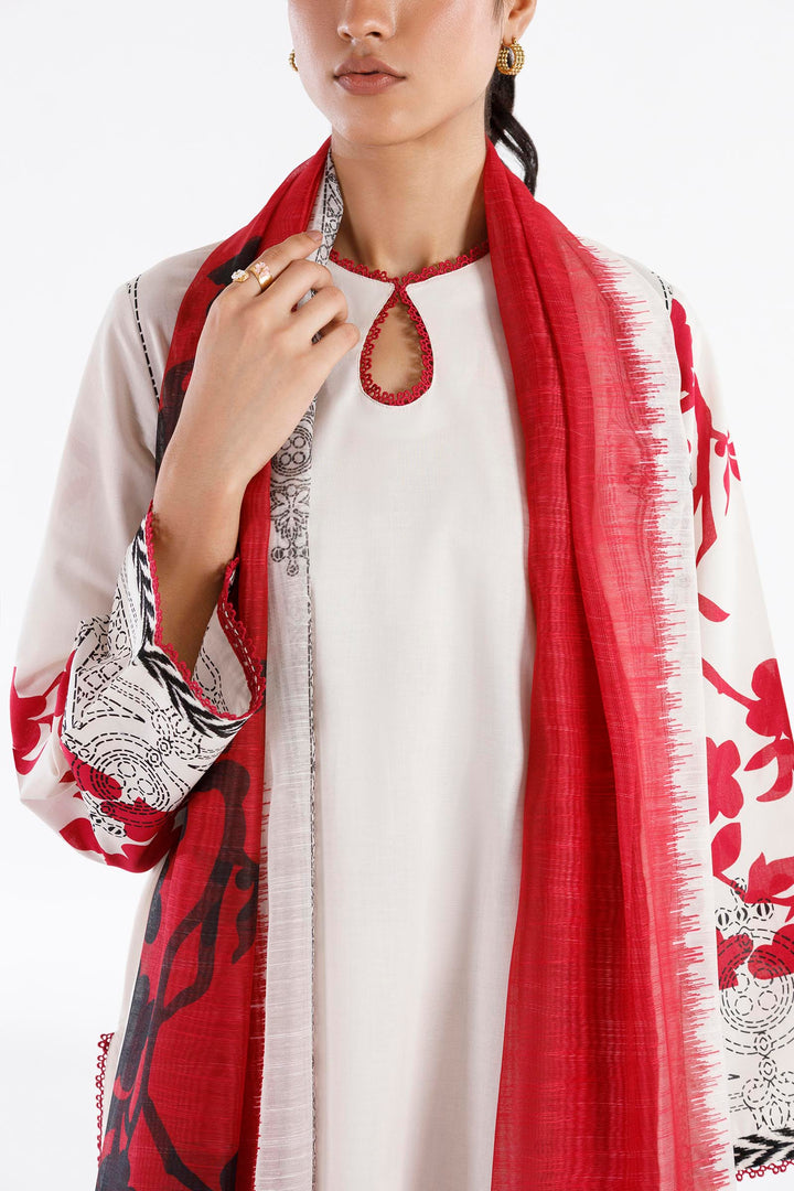 Sana Safinaz - Printed Lawn Suit For Women - 2 Piece