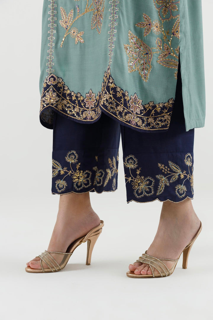 Sana Safinaz - Embroidered Suit For Women - 3 Piece
