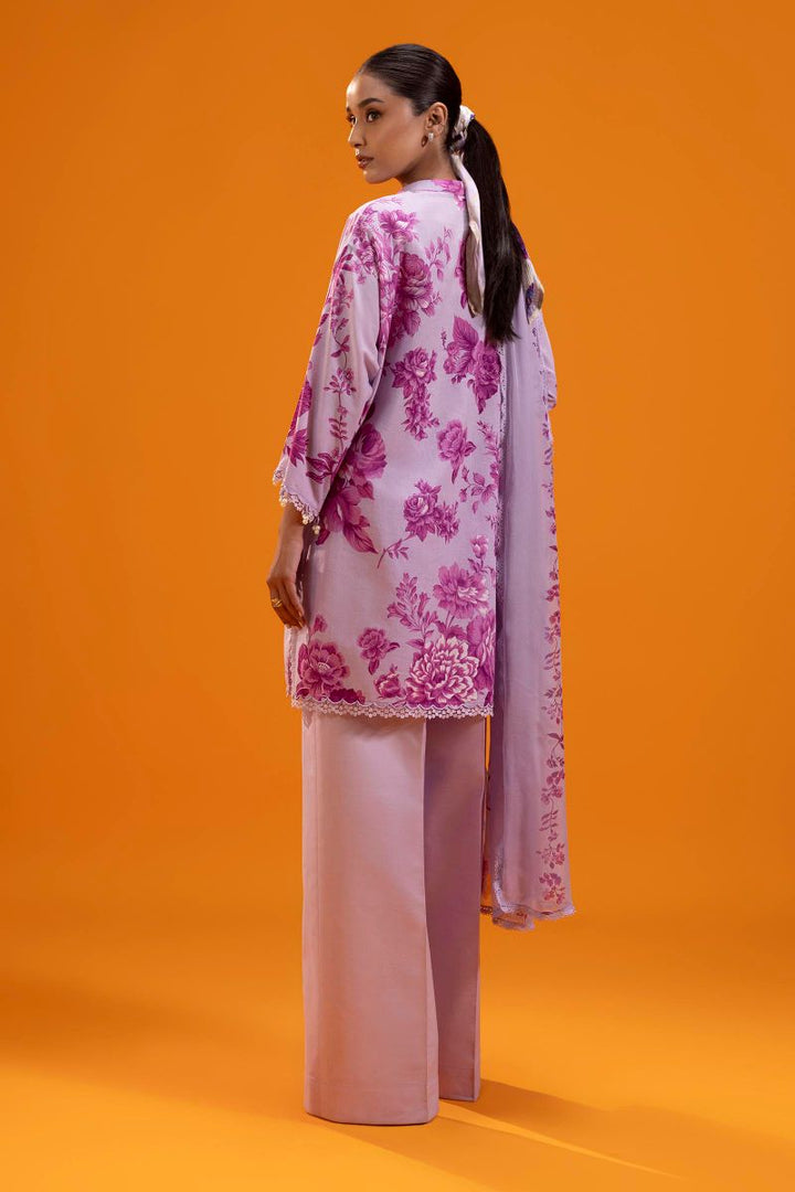 Sana Safinaz - H252-007B-3Ai - Lawn - 3 Piece - Unstitched