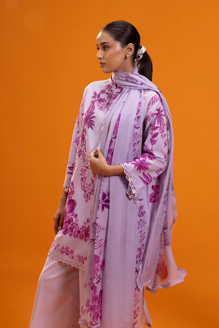 Sana Safinaz - H252-007B-3Ai - Lawn - 3 Piece - Unstitched