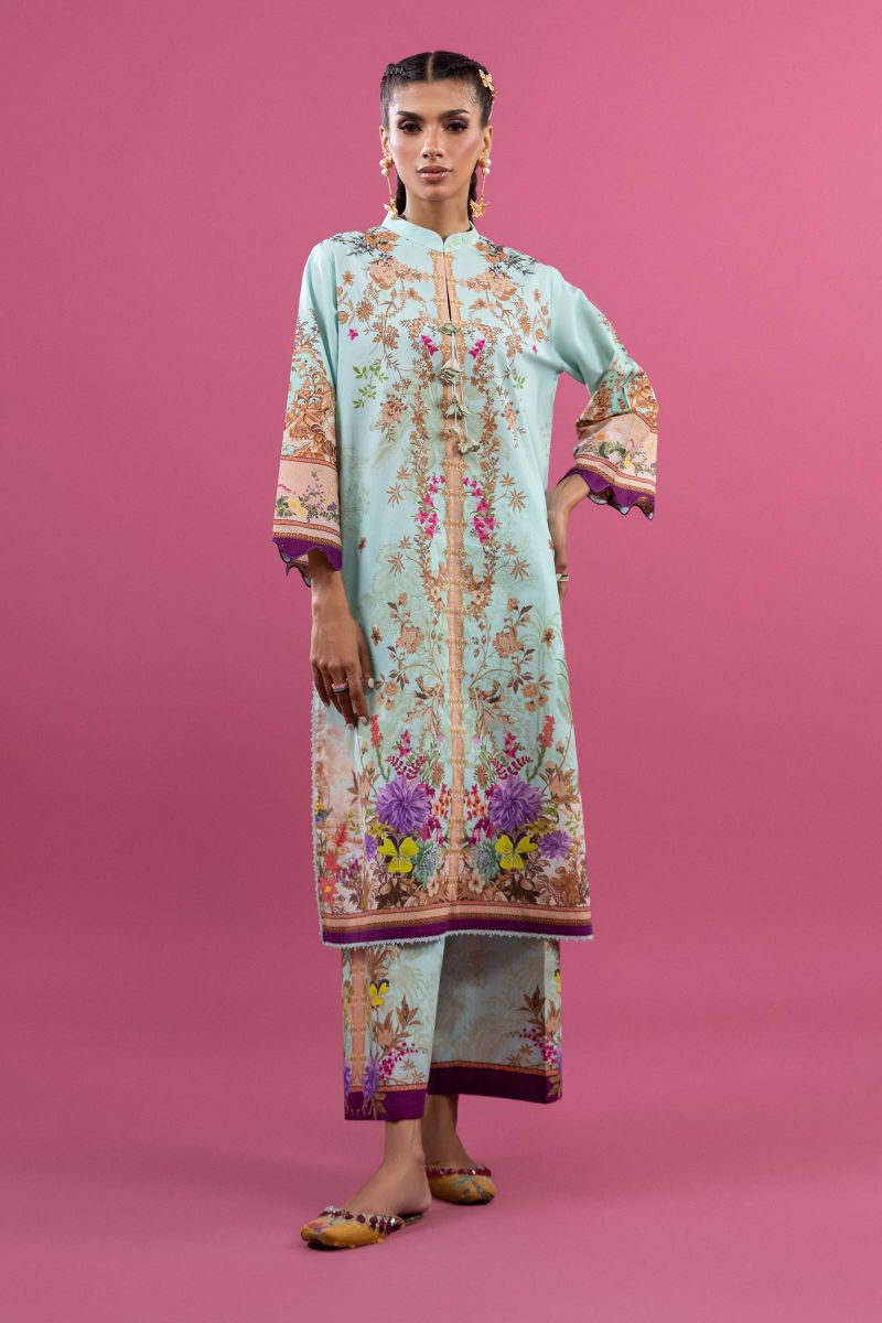 Sana Safinaz - H253-005B-2C - Lawn - 2 Piece - Unstitched