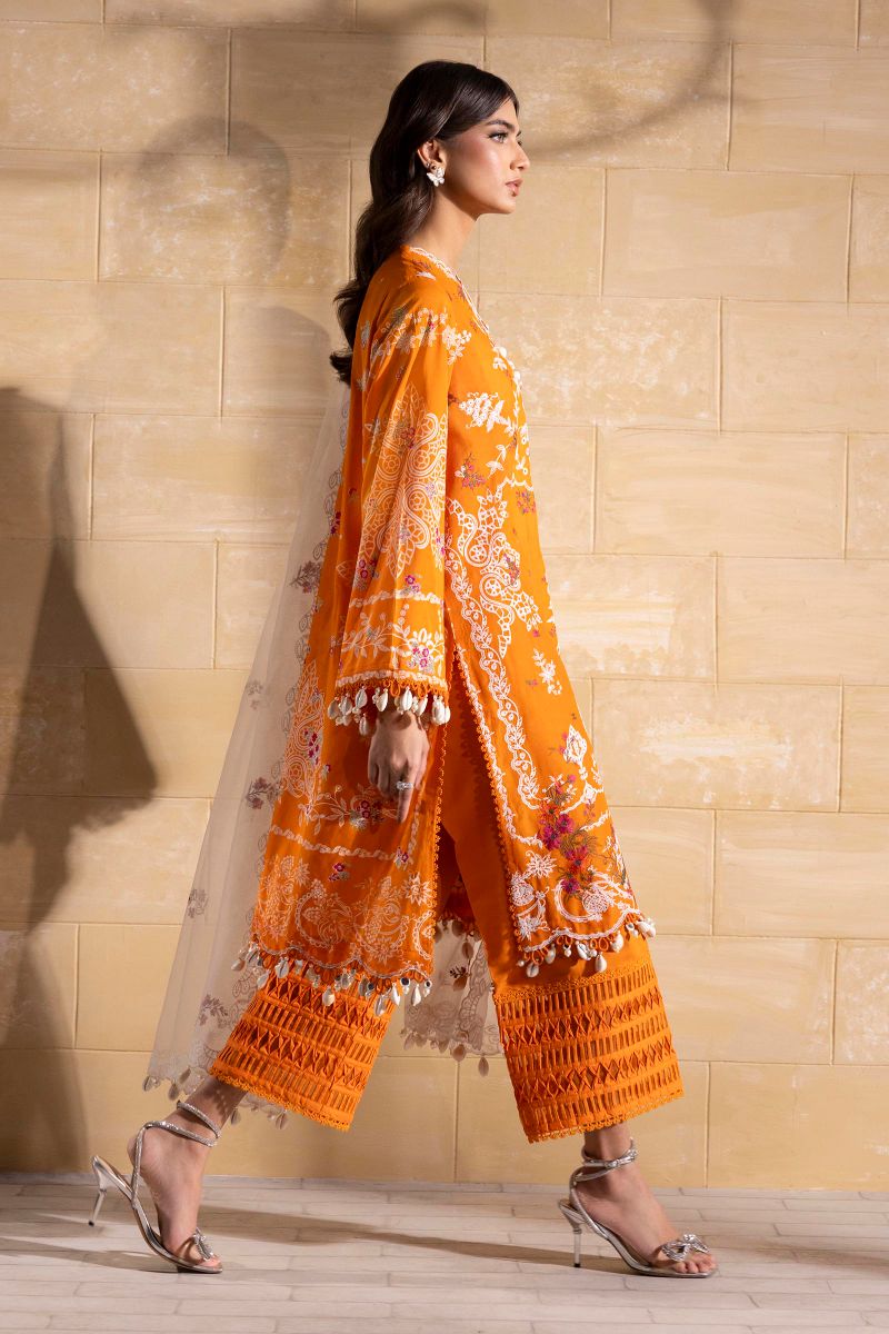 Sana Safinaz - M251-004B-3Ct - Lawn - 3 Piece - Unstitch