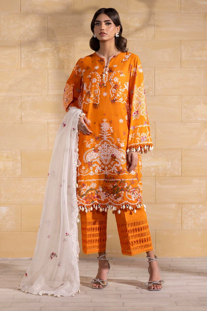 Sana Safinaz - M251-004B-3Ct - Lawn - 3 Piece - Unstitch