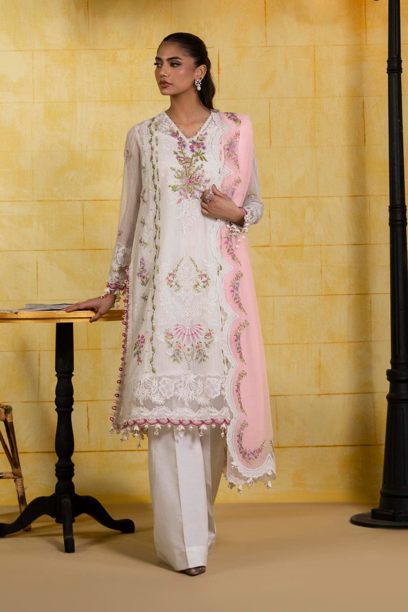 Sana Safinaz - M251-009A-3Ct - Lawn - 3 Piece - Unstitch