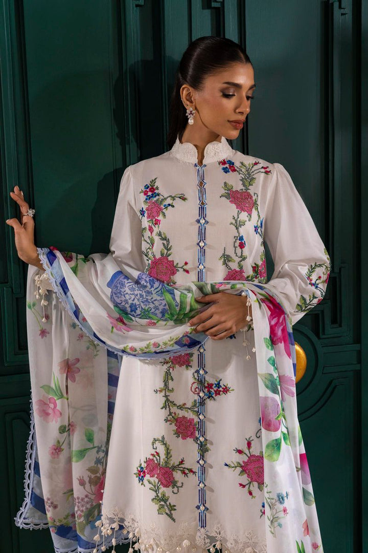 Sana Safinaz - M251-013A-3Cl - Lawn - 3 Piece - Unstitch
