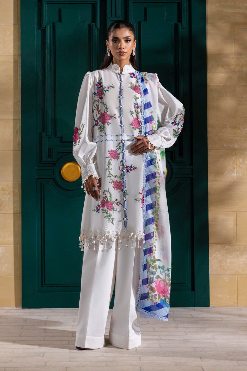 Sana Safinaz - M251-013A-3Cl - Lawn - 3 Piece - Unstitch