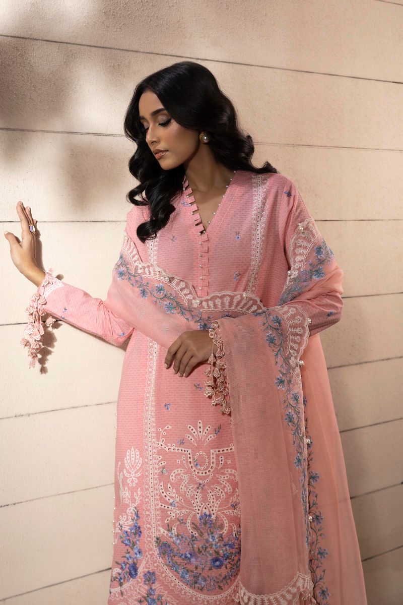 Sana Safinaz - M251-014B-3Ct - Lawn - 3 Piece - Unstitch