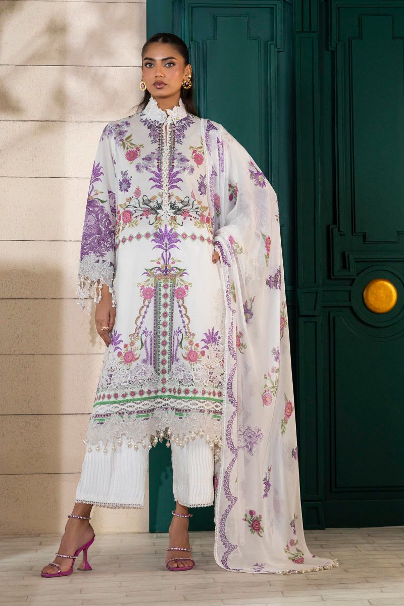 Sana Safinaz - M251-019A-3Cs - Lawn - 3 Piece - Unstitch