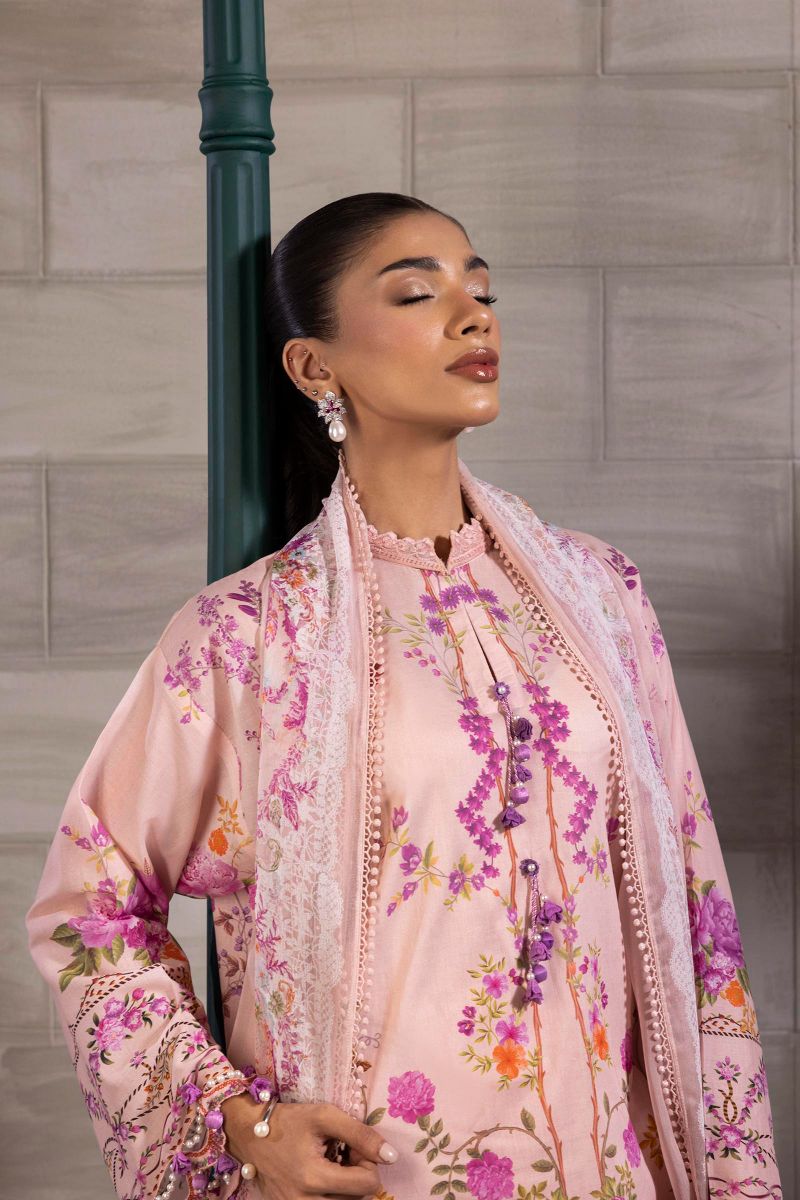 Sana Safinaz - M251-026B-3Ci - Lawn - 3 Piece - Unstitch