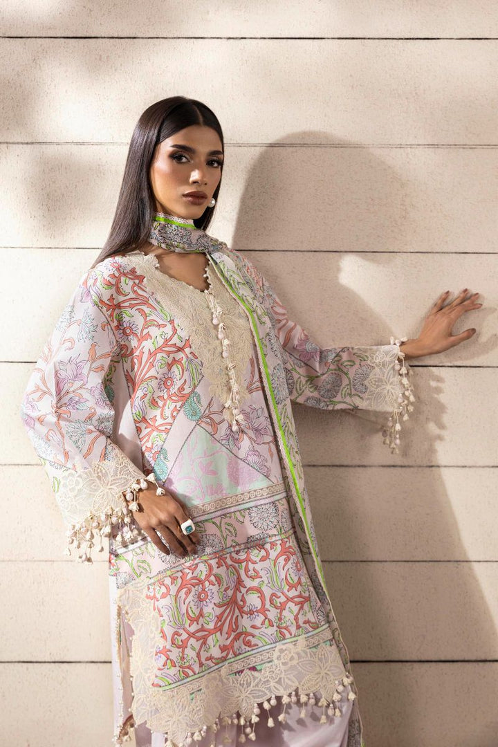Sana Safinaz - M251-027A-3Ci - Lawn - 3 Piece - Unstitch