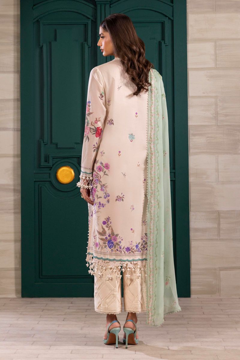 Sana Safinaz - M251-028A-3Ci - Lawn - 3 Piece - Unstitch