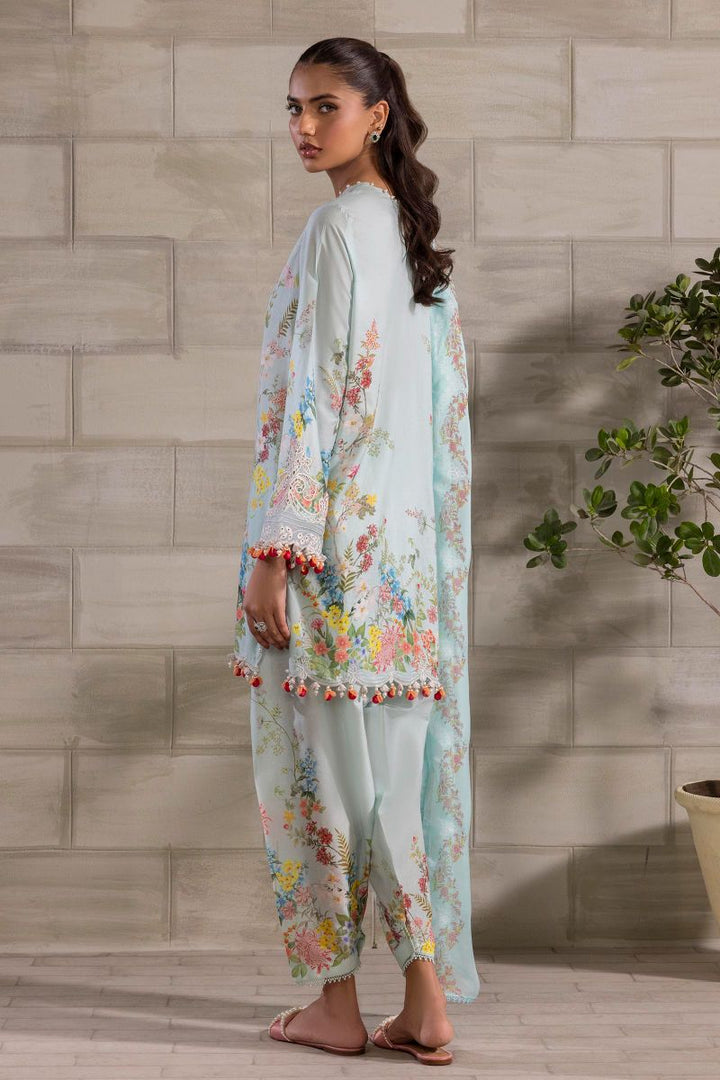 Sana Safinaz - M251-030A-3Ci - Lawn - 3 Piece - Unstitch