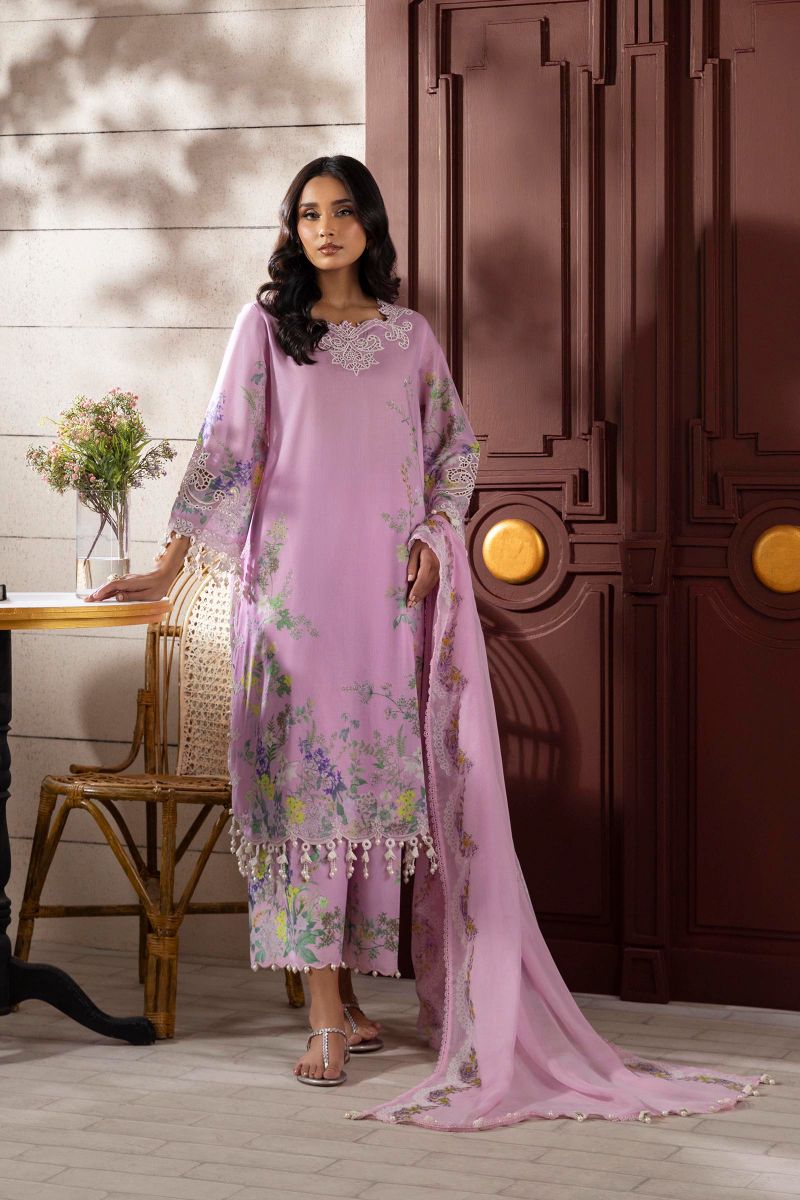 Sana Safinaz - M251-030B-3Ci - Lawn - 3 Piece - Unstitch