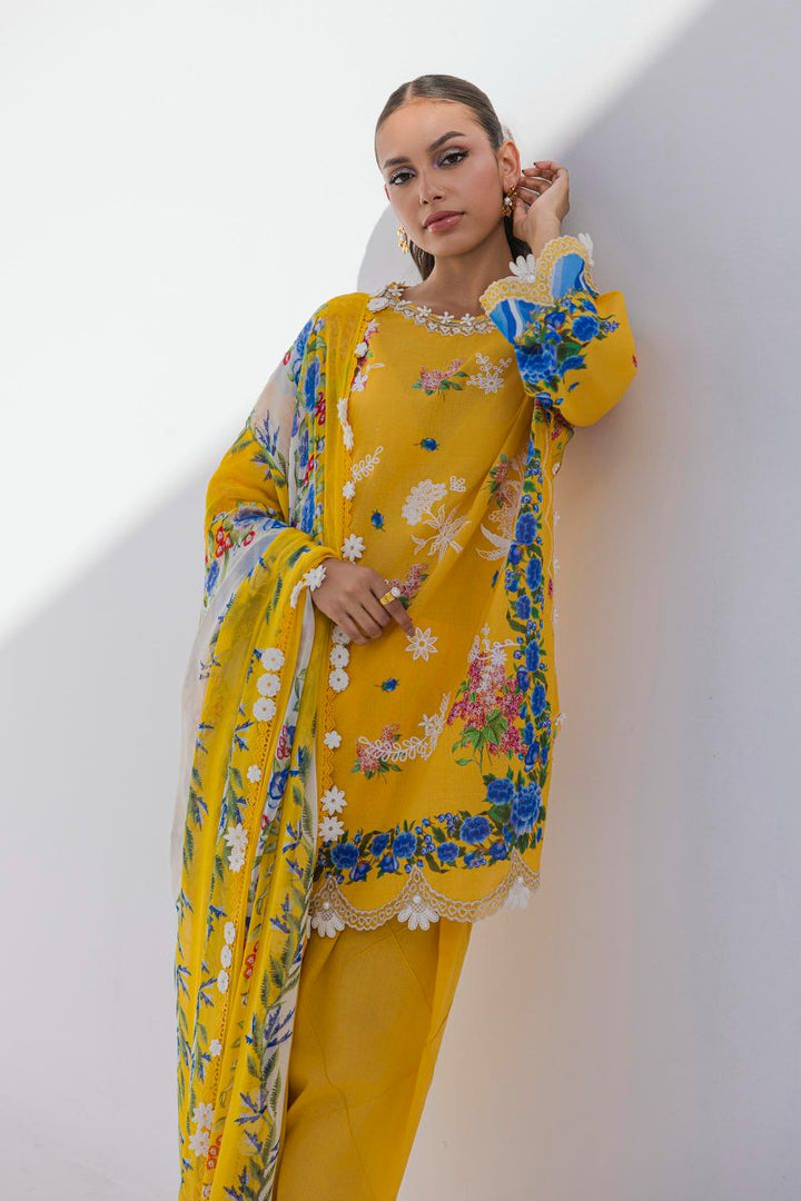 Sana Safinaz - M252-005B-Ci - Lawn - 3 Piece - Unstitched
