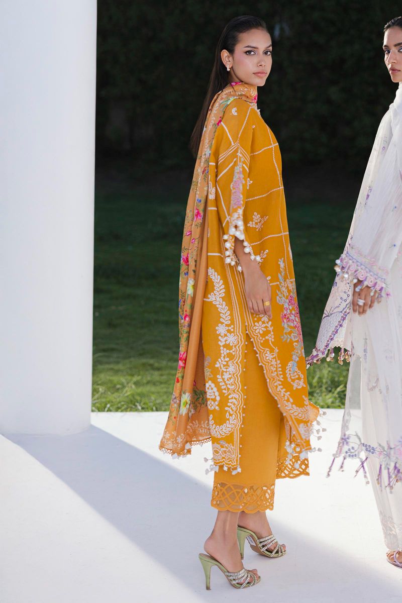 Sana Safinaz - M252-012B-Ct - Lawn - 3 Piece - Unstitched