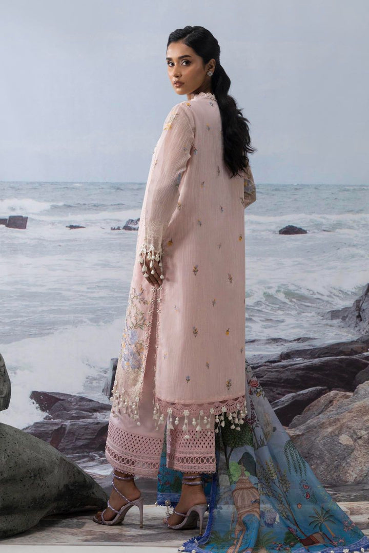 Sana Safinaz - M252-013B-Cl - Woven Net - 3 Piece - Unstitched