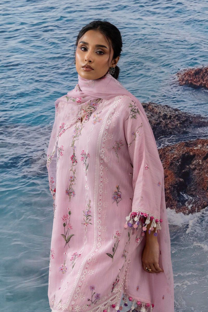 Sana Safinaz - M252-016B-Ct - Woven Net - 3 Piece - Unstitched