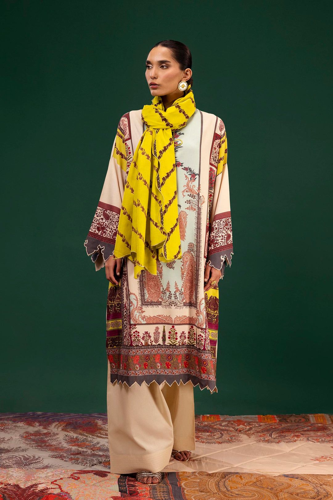 Sana Safinaz - Mahay Winter - 2 Piece - Unstitched - H255-007A-2DA
