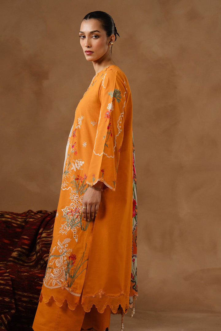 Sana Safinaz - Muzlin Lawn Unstitch Suit For Women - 3 Piece