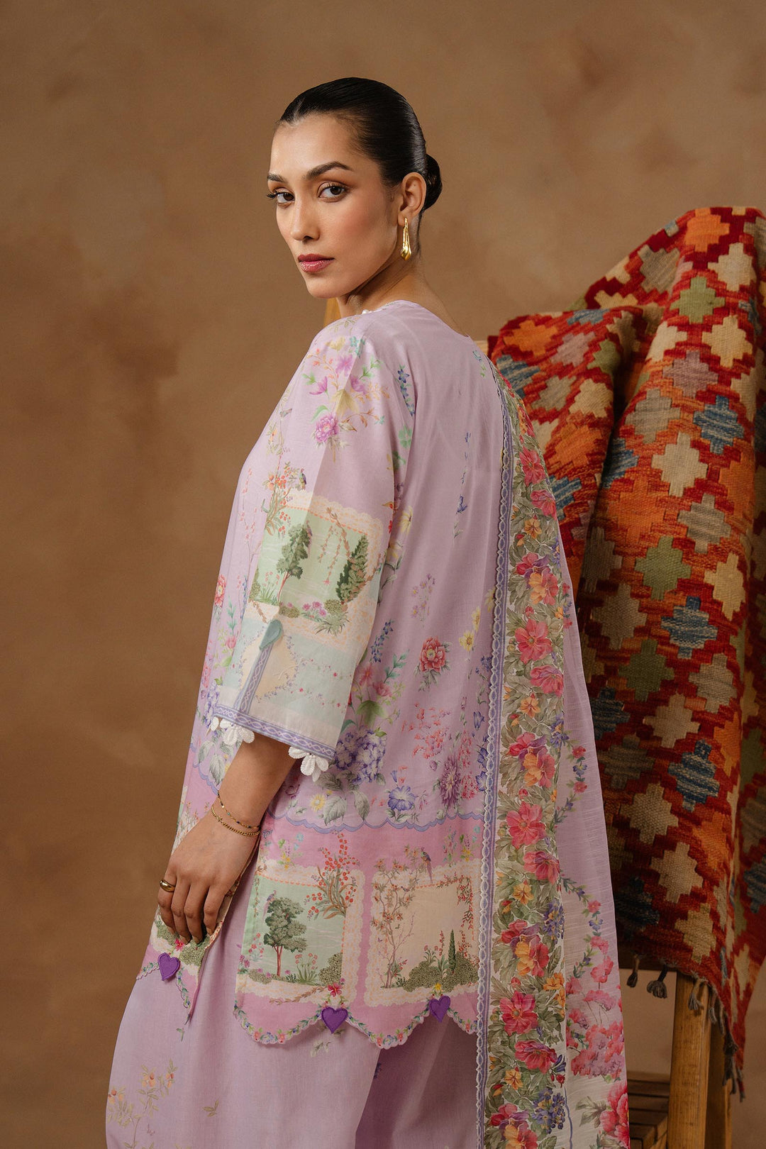 Sana Safinaz - Muzlin Lawn Unstitch Suit For Women - 3 Piece