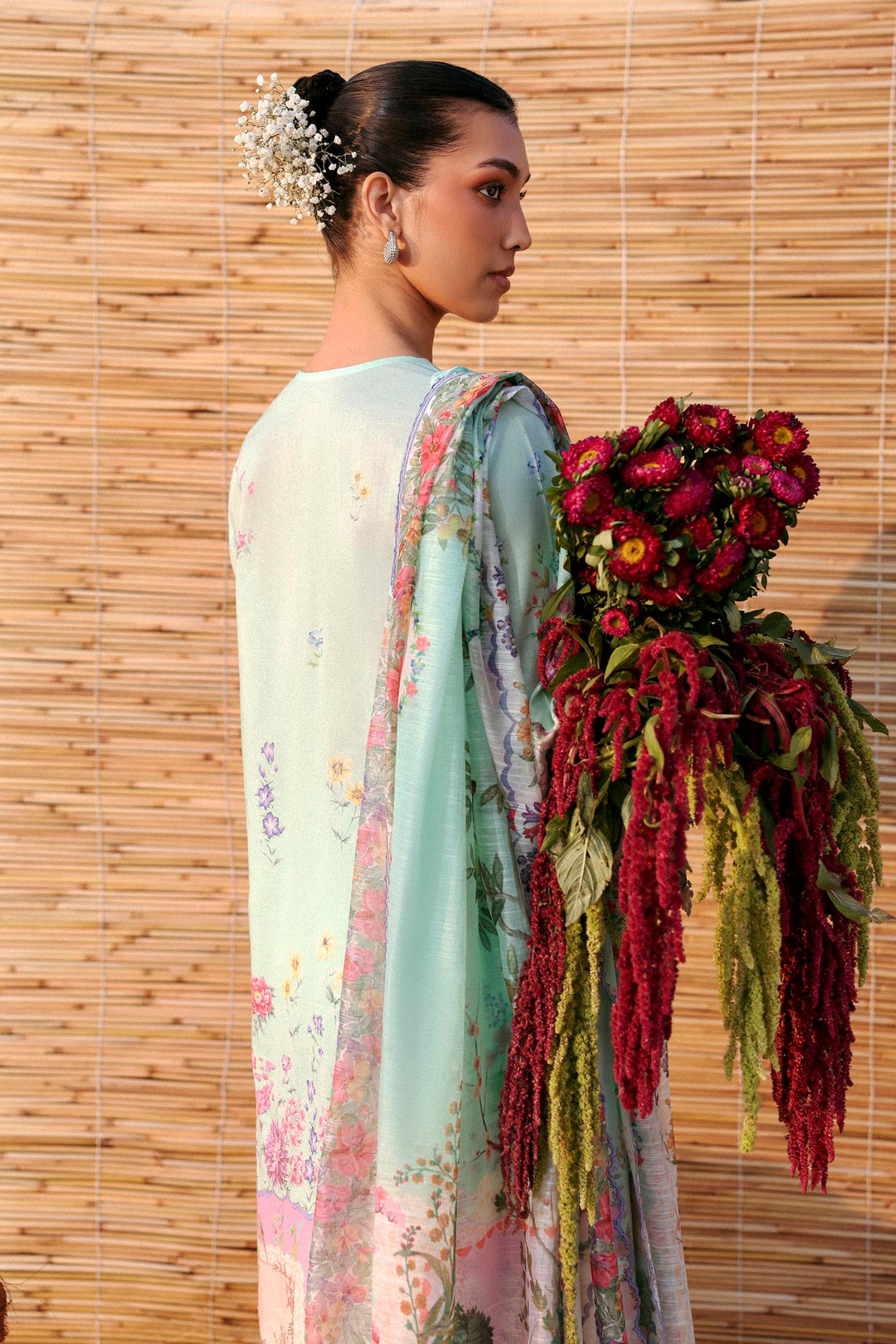Sana Safinaz - Muzlin Lawn Unstitch Suit For Women - 3 Piece