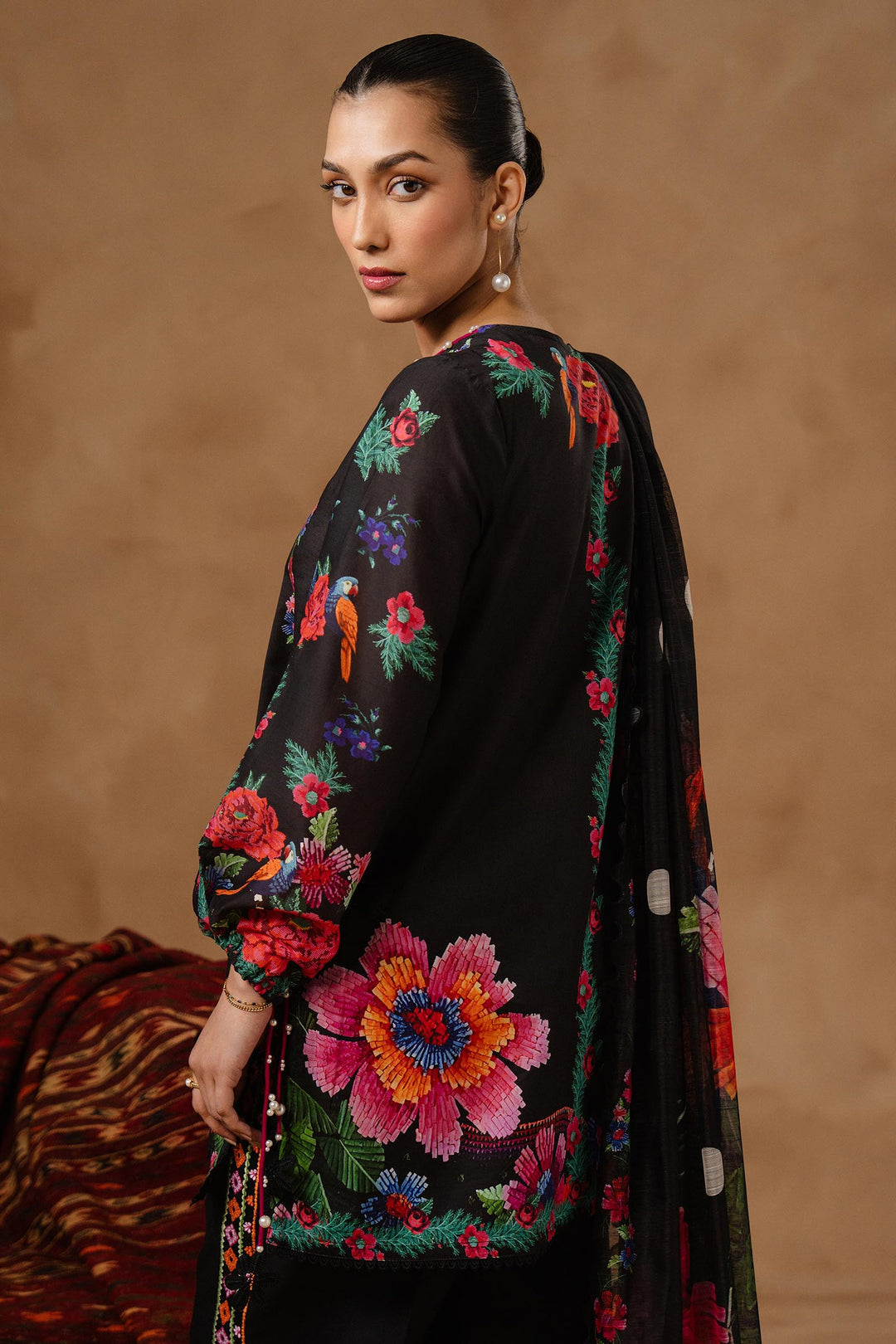 Sana Safinaz - Muzlin Lawn Unstitch Suit For Women - 3 Piece
