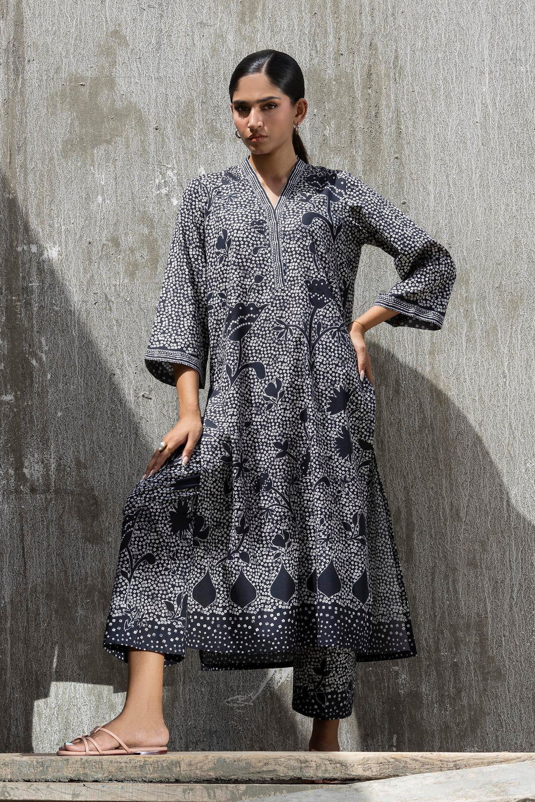 Sana Safinaz - Printed Lawn Suit For Women - 2 Piece