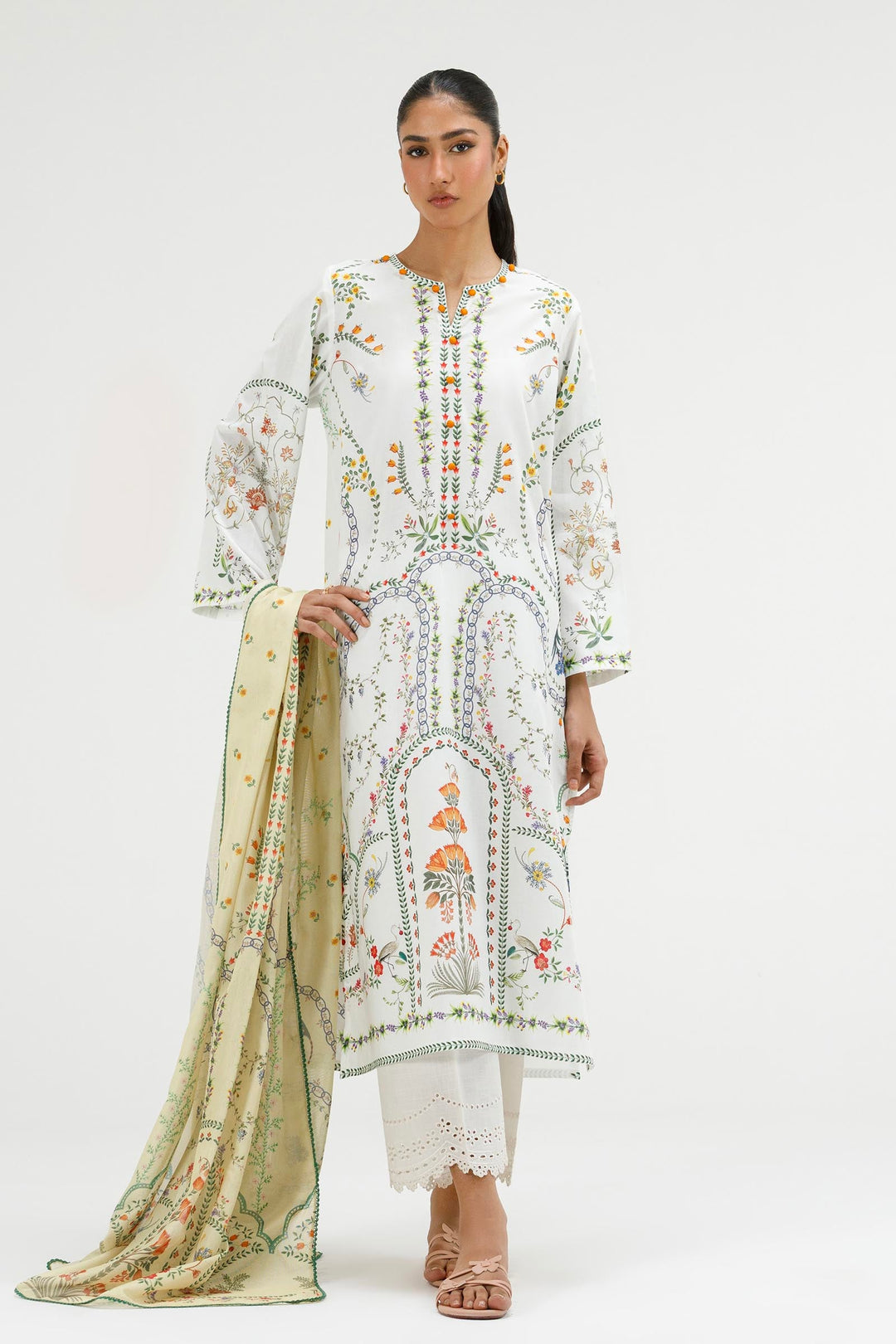 Sana Safinaz - Printed Lawn Suit For Women - 2 Piece