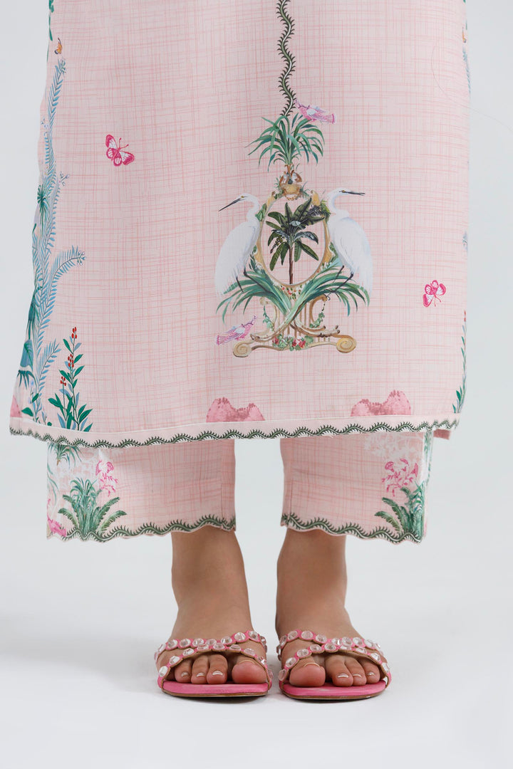 Sana Safinaz - Printed Viscose Suit For Women - 2 Piece