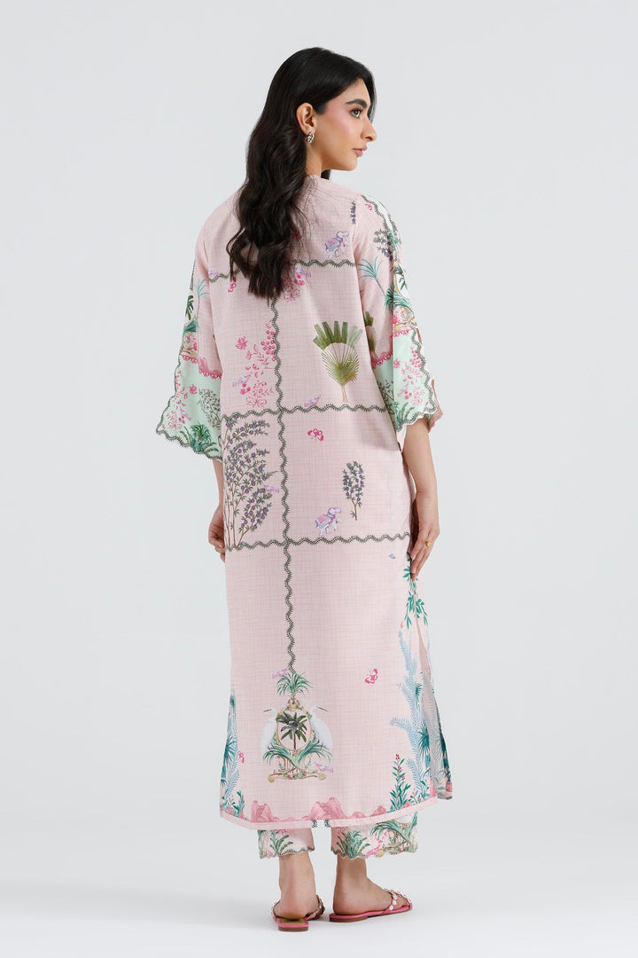 Sana Safinaz - Printed Viscose Suit For Women - 2 Piece