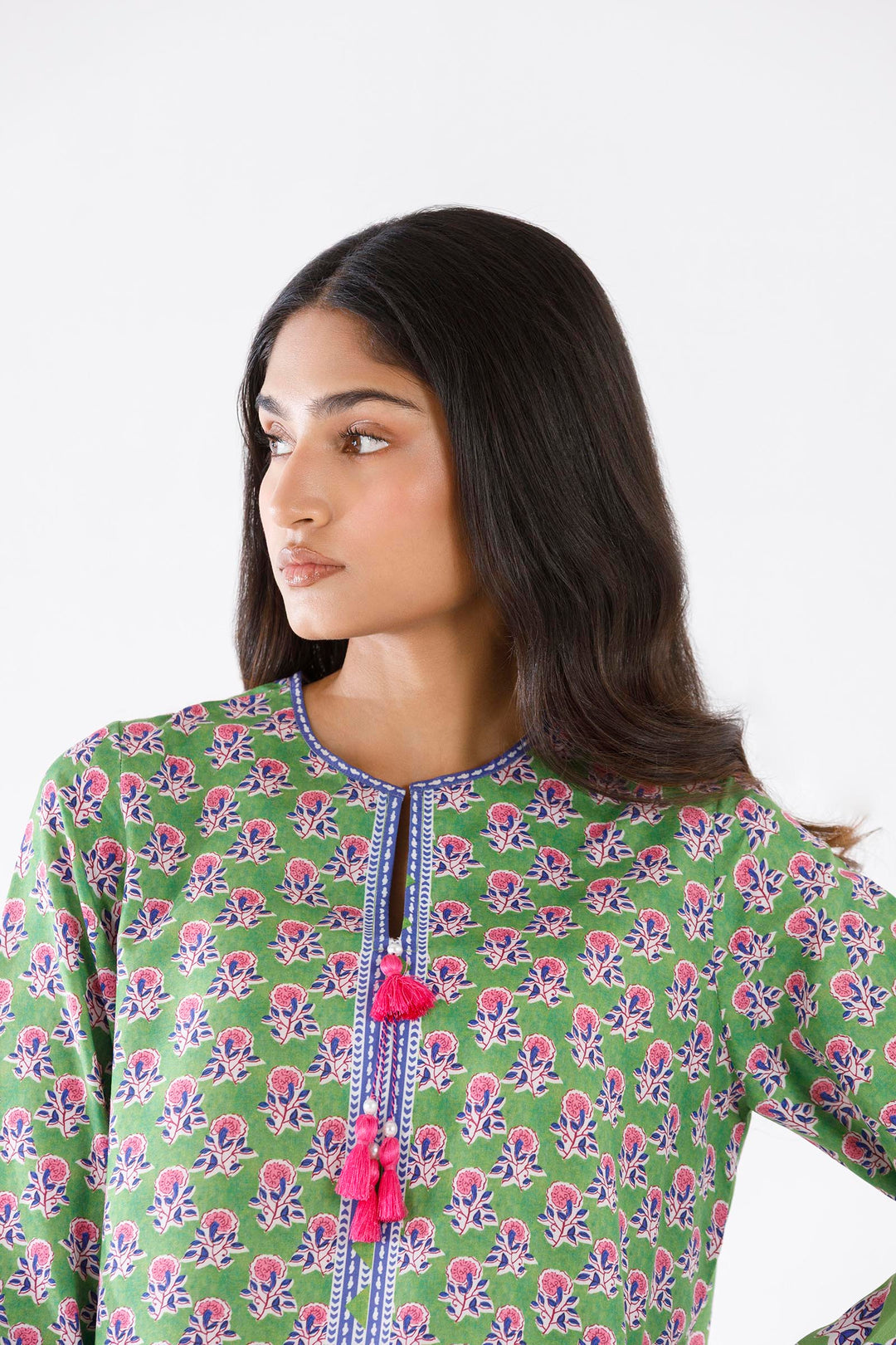 Sana Safinaz - Printed Viscose Suit For Women - 2 Piece