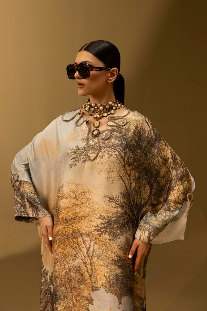Sana Safinaz R-47 Kaftan Beige 1 Piece