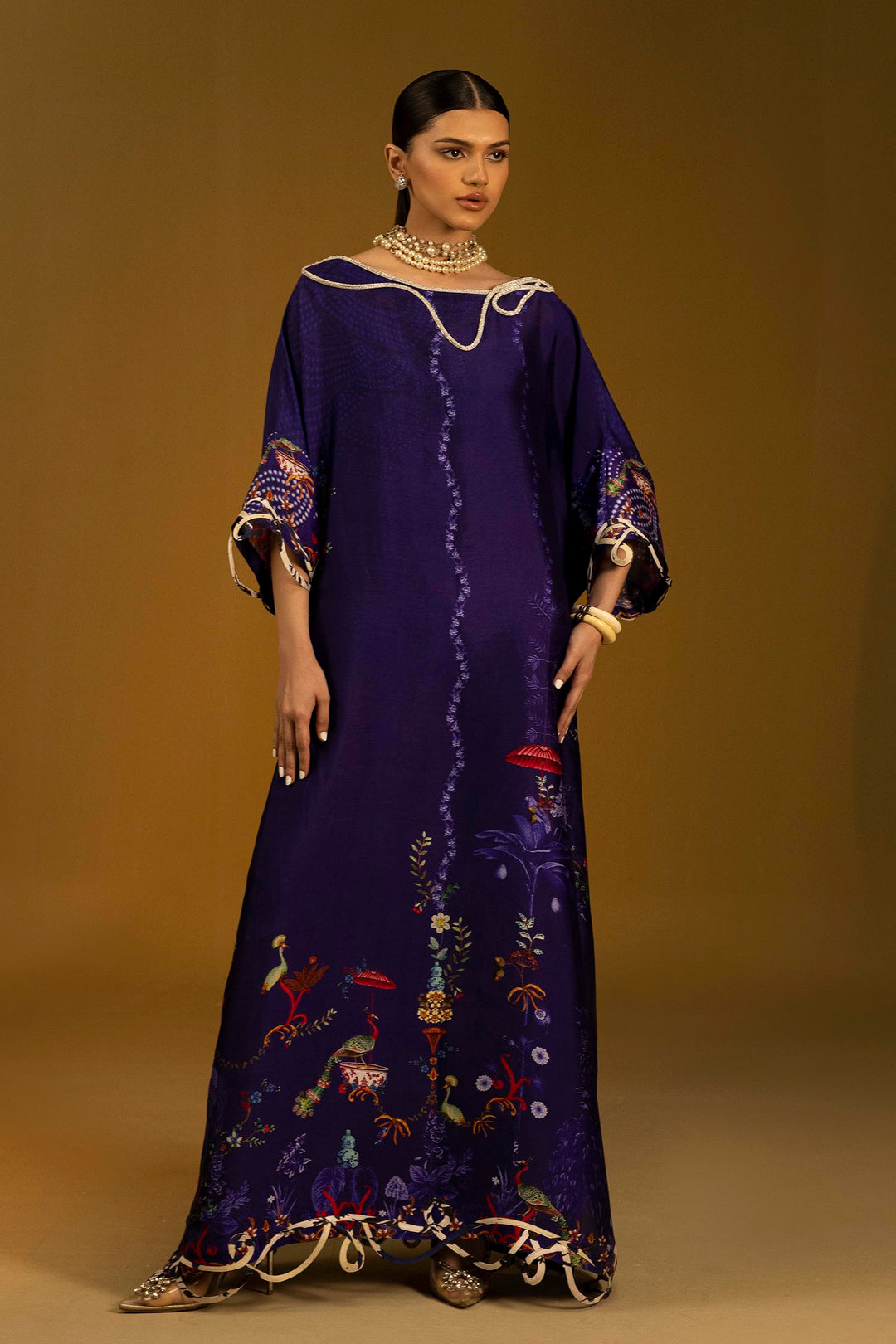 Sana Safinaz R-49 Kaftan Blue 1 Piece