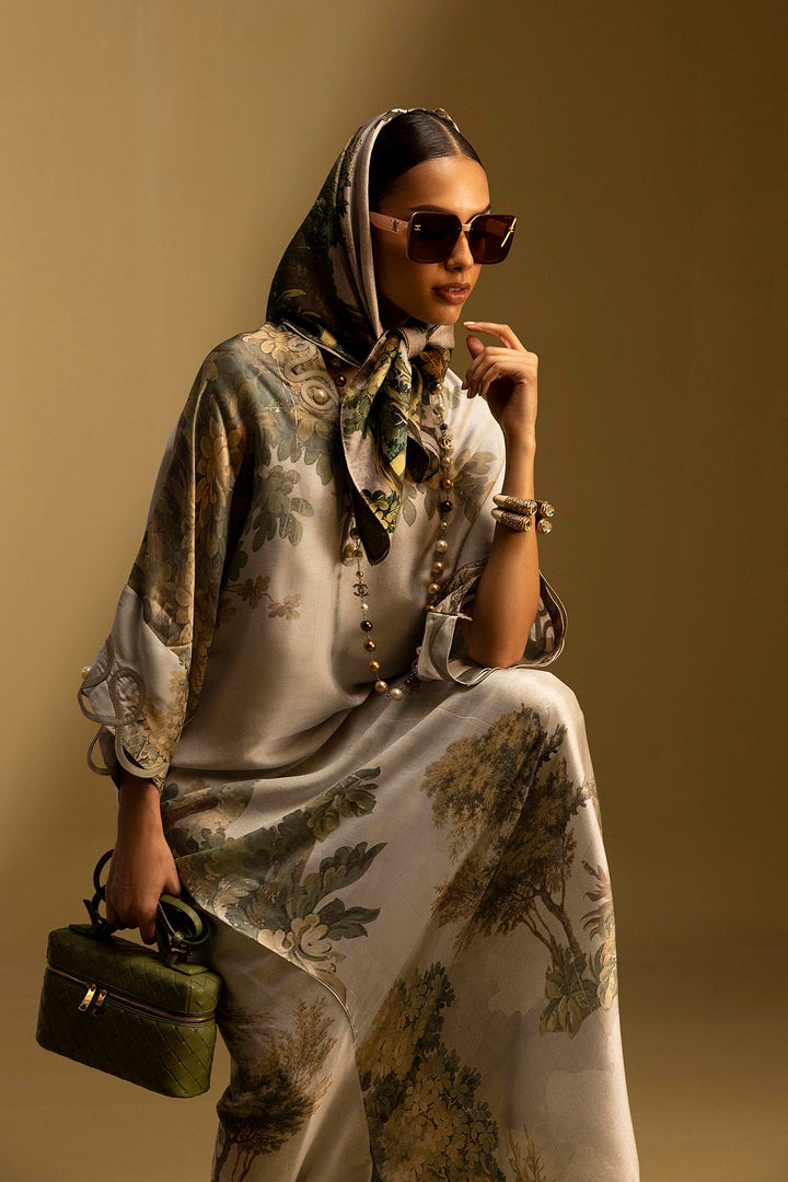 Sana Safinaz R-50 Kaftan Ivory 1 Piece