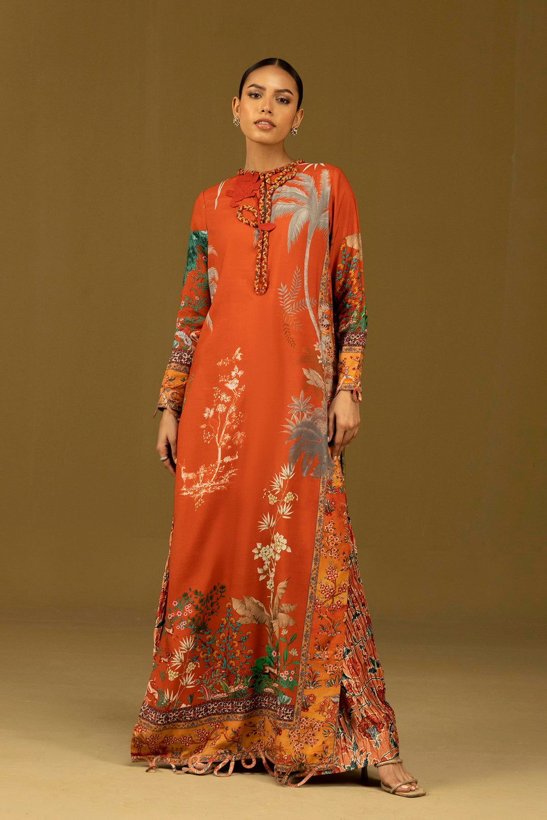 Sana Safinaz R-51 Kaftan Rust 1 Piece