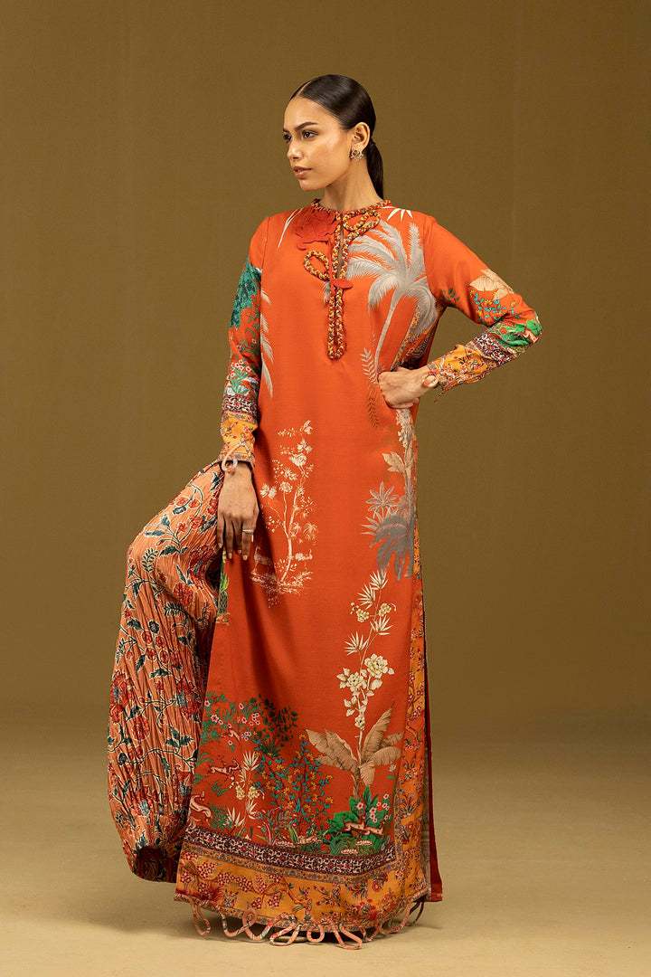 Sana Safinaz R-51 Kaftan Rust 1 Piece