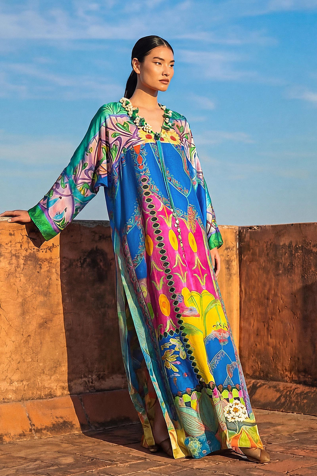 Sana Safinaz R-55 Kaftan Multicolour 1 Piece