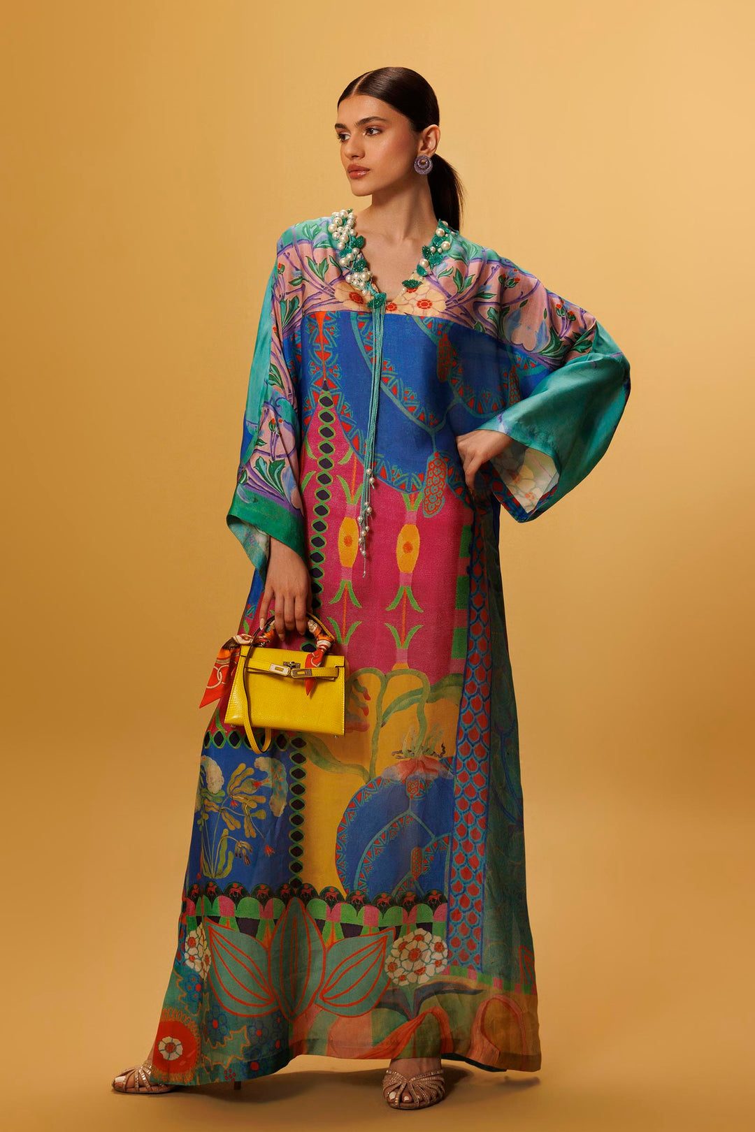 Sana Safinaz R-55 Kaftan Multicolour 1 Piece