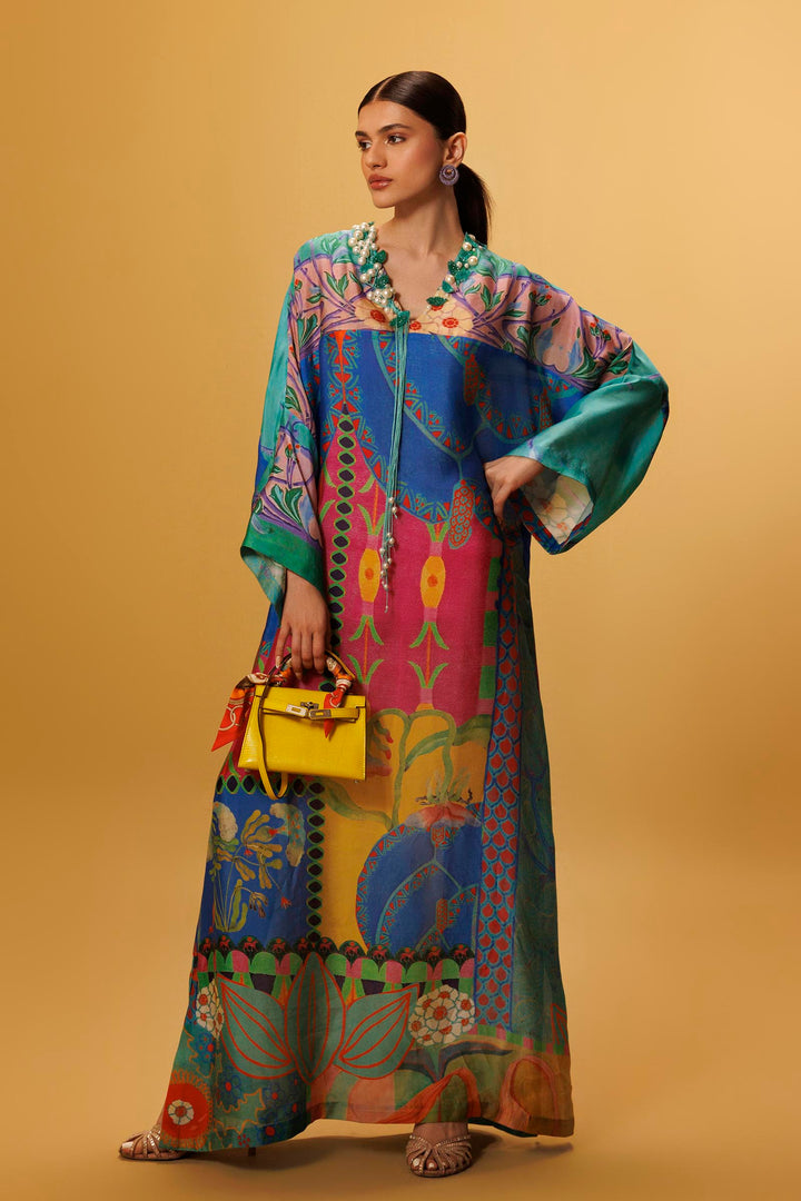 Sana Safinaz R-55 Kaftan Multicolour 1 Piece