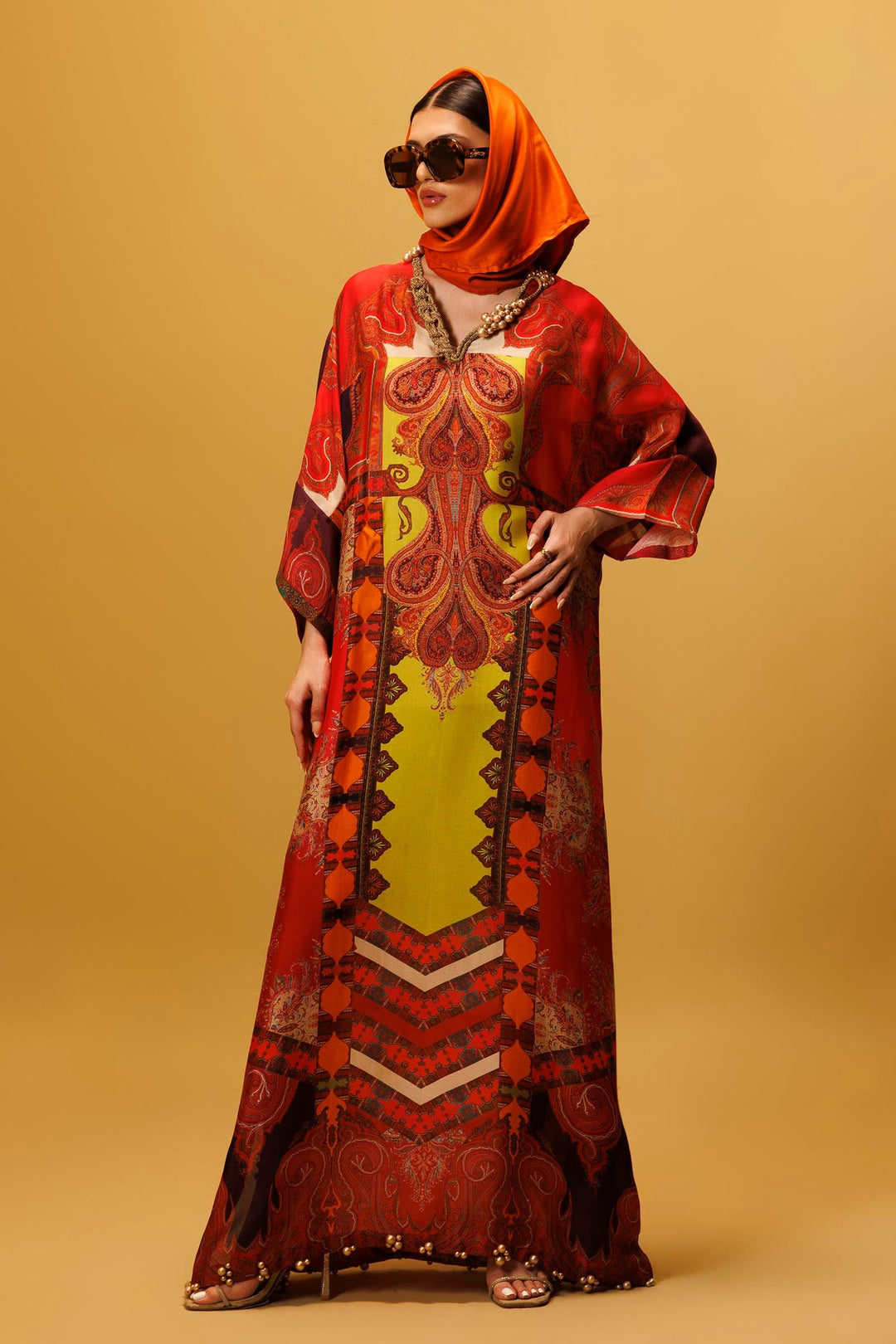 Sana Safinaz R-58 Kaftan Multicolour 1 Piece