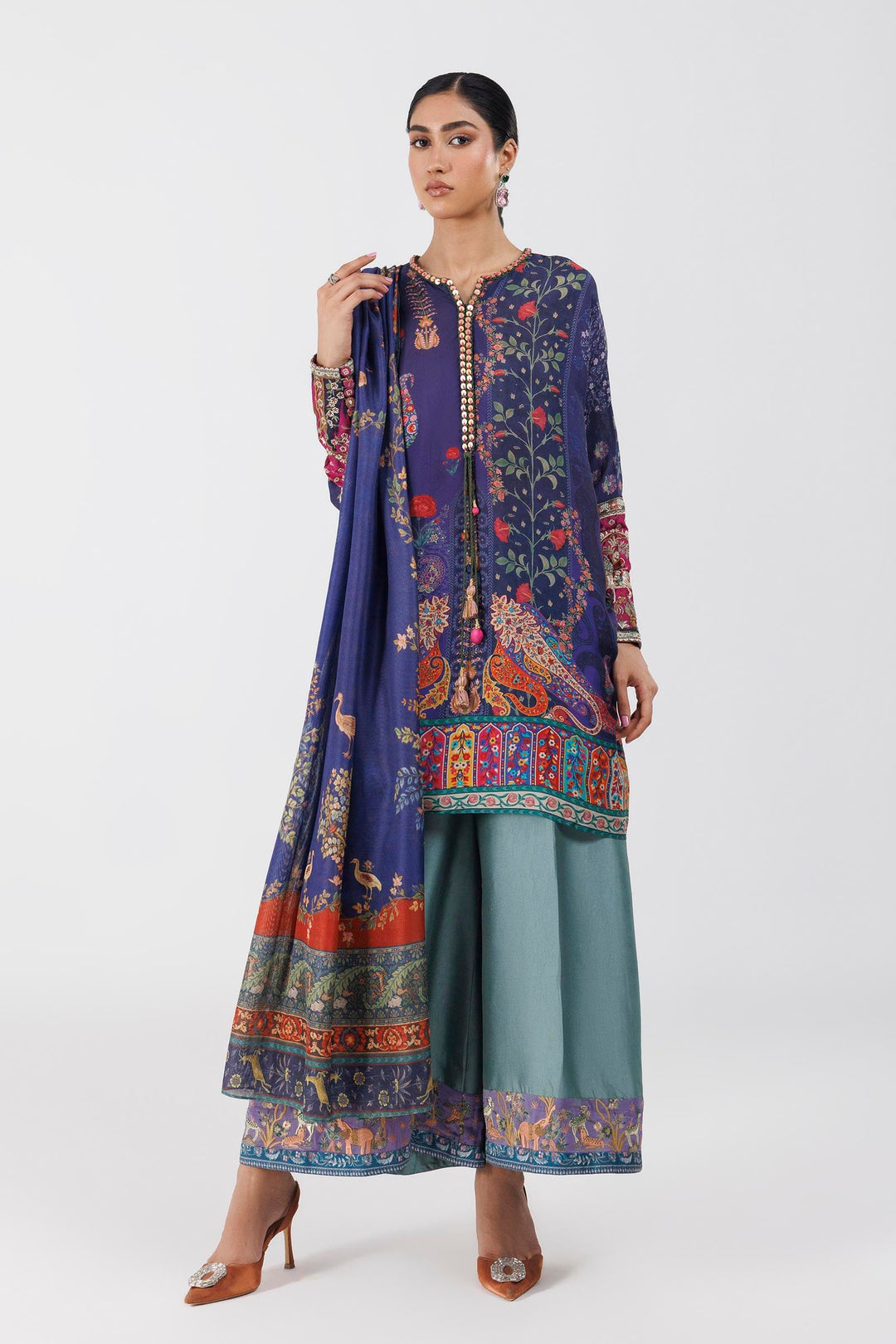 Sana Safinaz R-61 Suit Multicolour 3 Piece