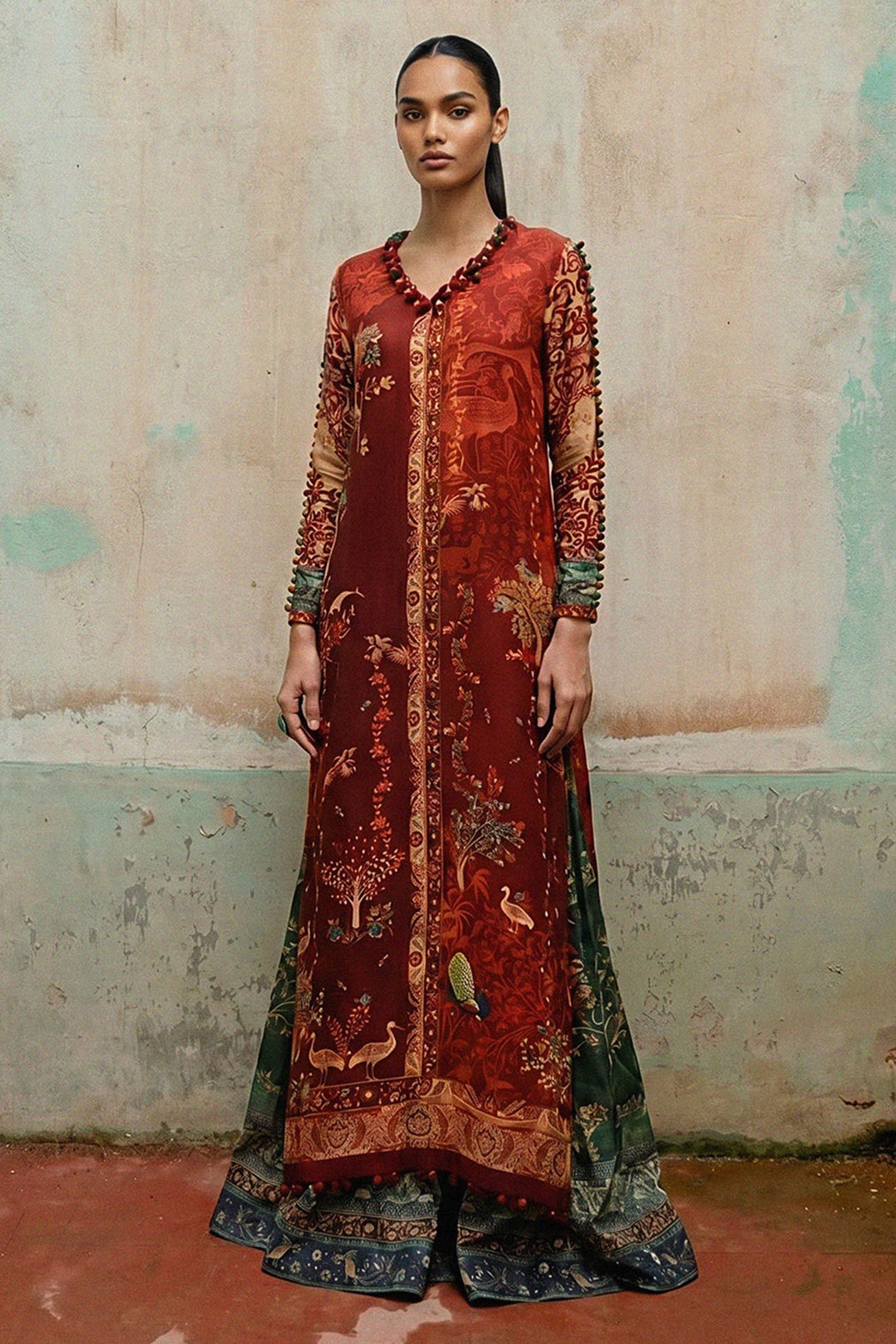 Sana Safinaz R-63 Suit Multicolour 2 Piece