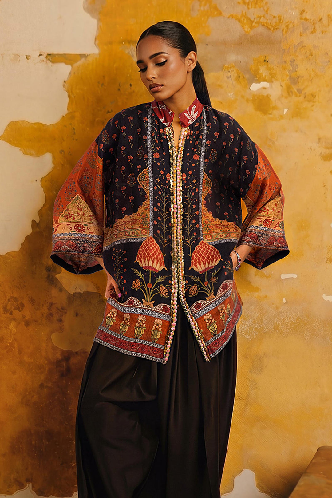 Sana Safinaz R-64 Suit Black 3 Piece