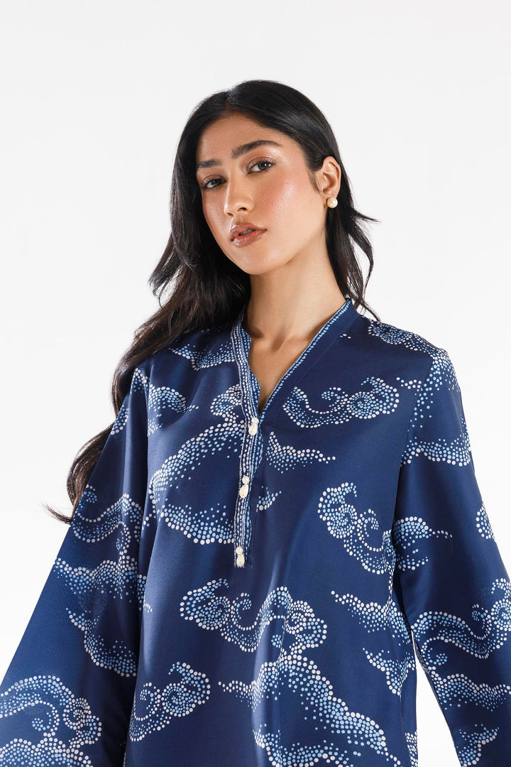 Sana Safinaz - Viscose Stitch Printed Suit For Women - 2 Piece