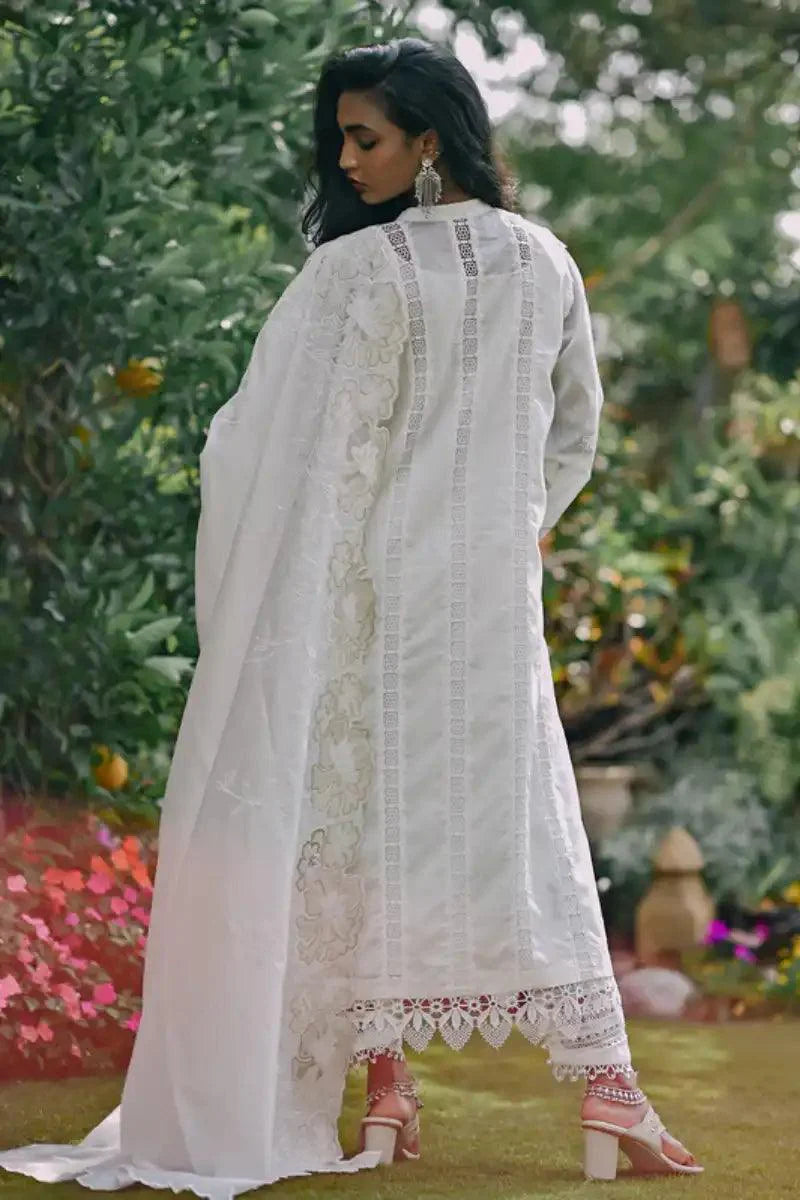 Sanam Chaudhri - CHANDNI KA CHAND - Cotton Silk - 3 Piece