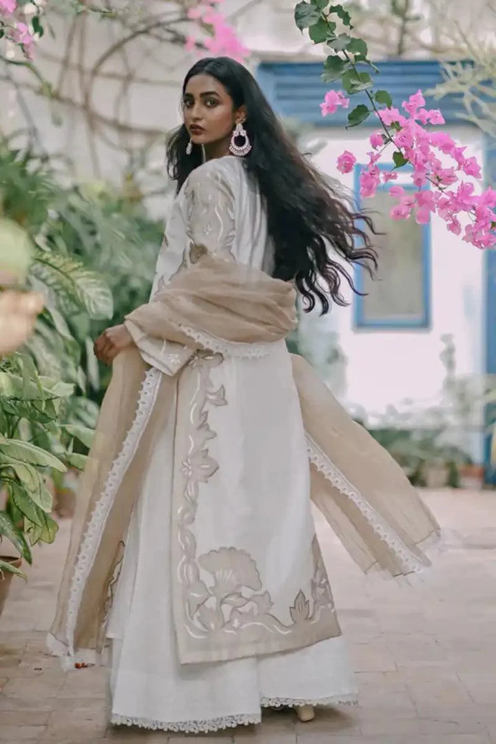 Sanam Chaudhri - MAI TERI CHANDNI - Cotton Silk - 4 Piece