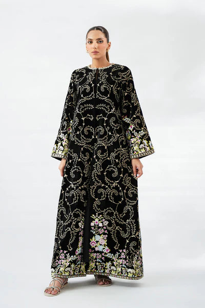 Sania Maskatiya - Dove Velvet Suit For Women - Ebony 1 Piece