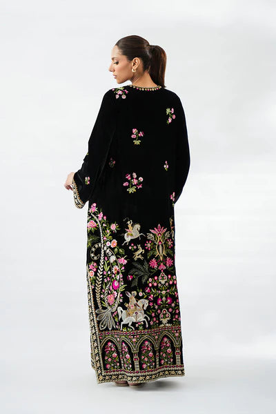 Sania Maskatiya - Lois Velvet Suit For Women - Ebony 1 Piece