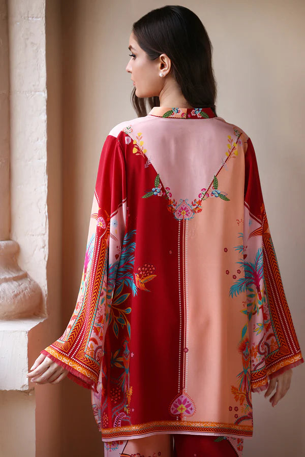 Sania Maskatiya - Savi - Crepe - Peach Crimson - 2 Piece